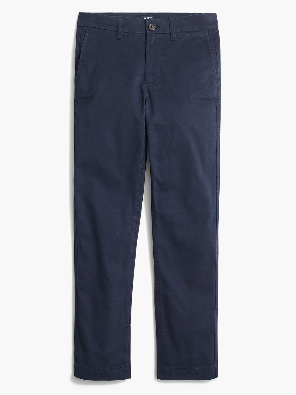 J. Crew Factory Navy Straight-Leg Cotton Chinos